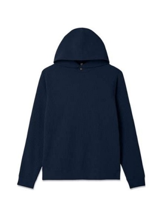 Navy Relaxed Fit Pullover Hoodie